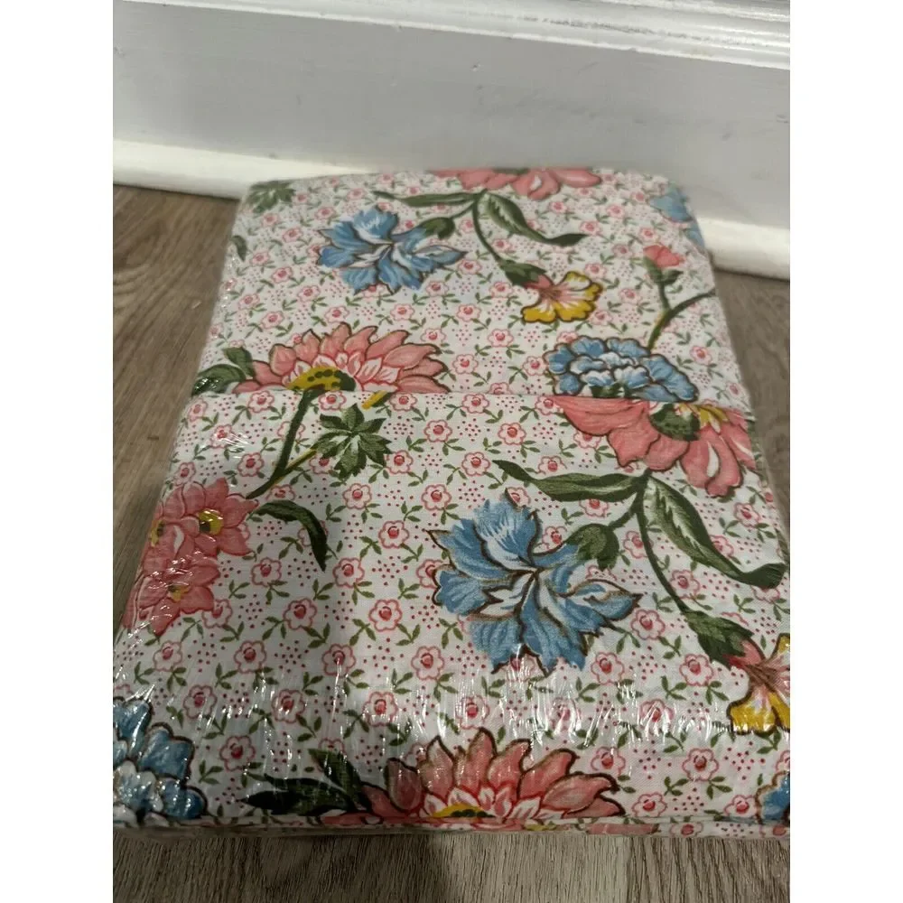 Vintage Stantex Floral Double Size 4 Piece Sheet Set Groovy‎ Retro 60s/70s NEW